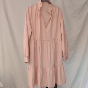 Source Unknown Blush Long Sleeve Dress